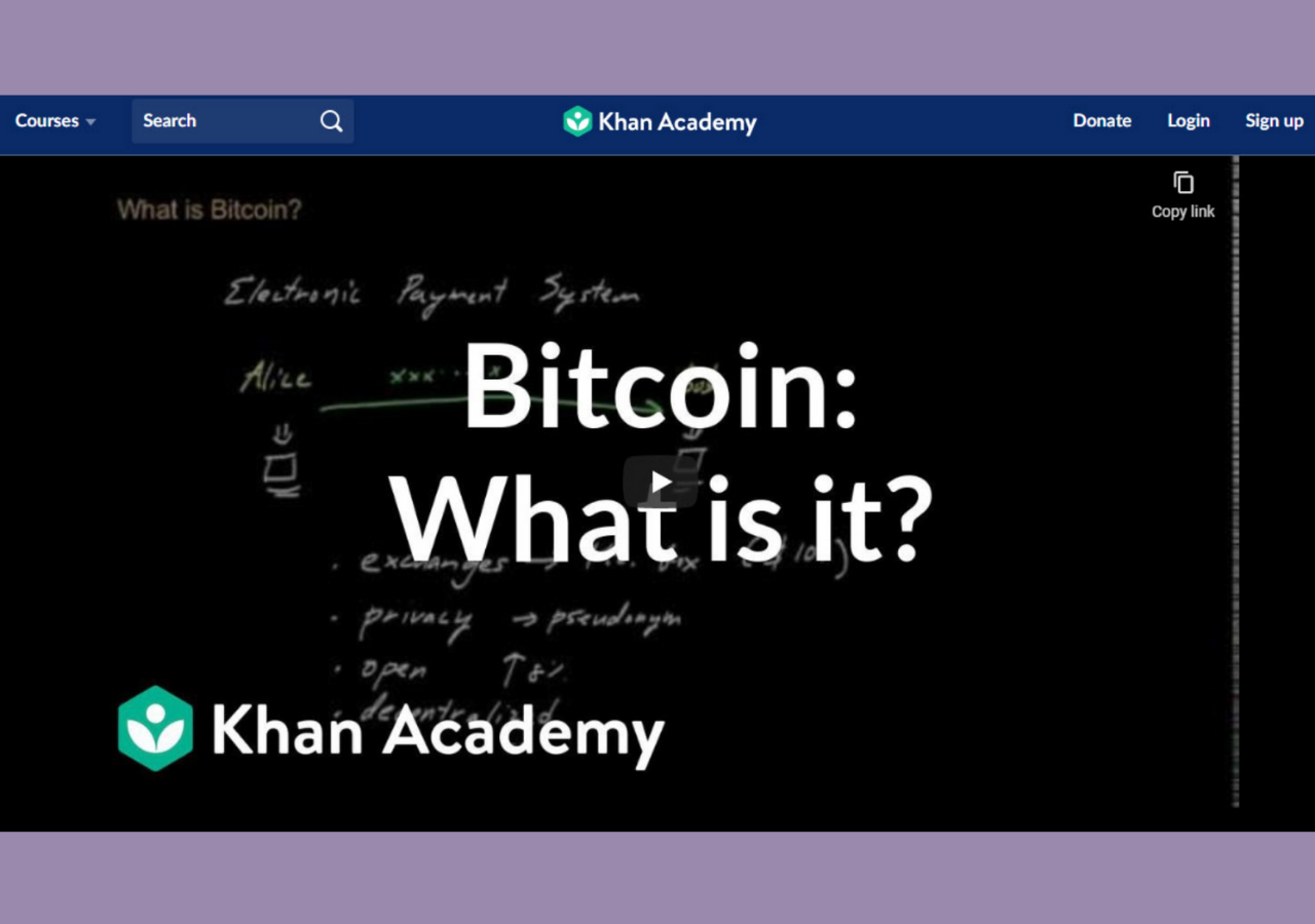 Bitcoin What Is It Course by Zulfikar Ramzan cover image