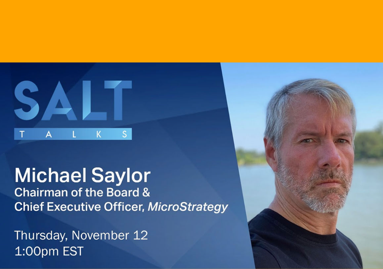 salt talks with Michael Saylor cover image